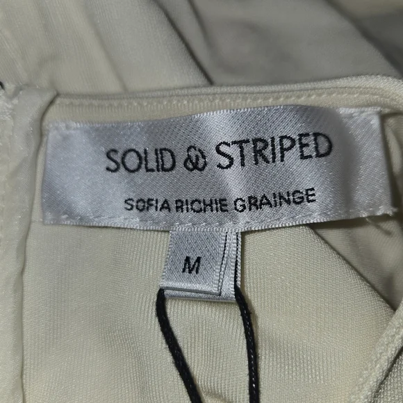 Solid & Striped x Sofia Richie Grainge The Jonati Dress in Ecru Size M - Picture 7 of 9